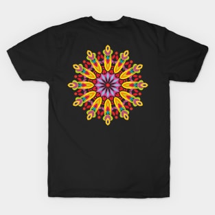 awesome colorful and elegant mandala art T-Shirt